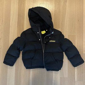 Off-White Kids Logo Print Padded Jacket Size 8